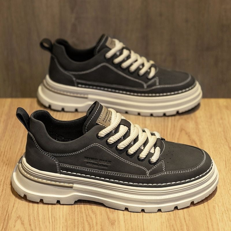 Damen Sneaker Komfortabel Dicke Sohle Bequem