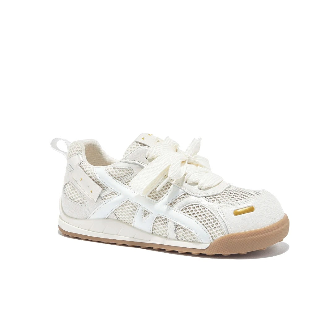 Damen Sneaker Atmungsaktiv Mesh Freizeitschuhe Sportlich