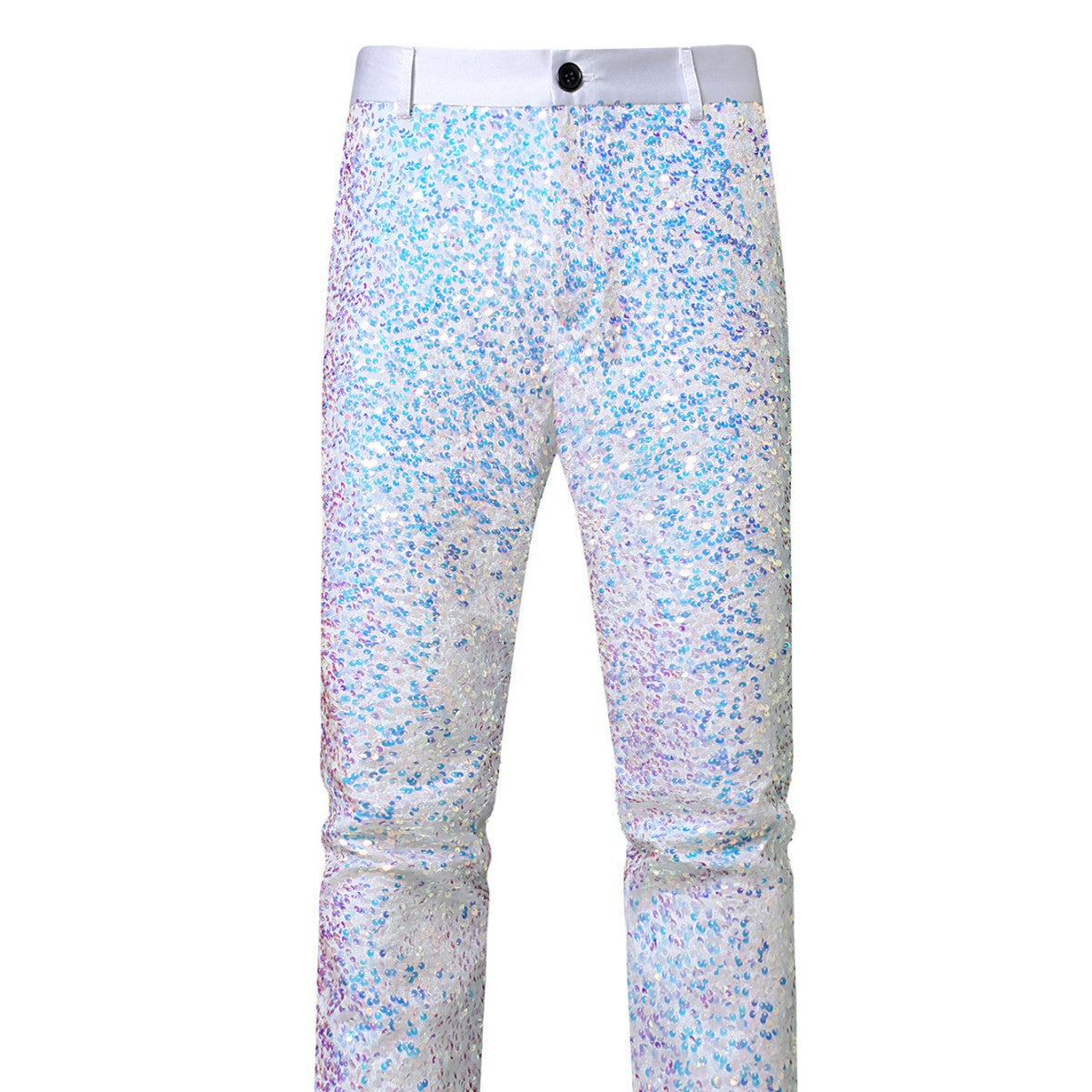 Glitzernde Herrenhose mit Pailletten Effekt Partyhose