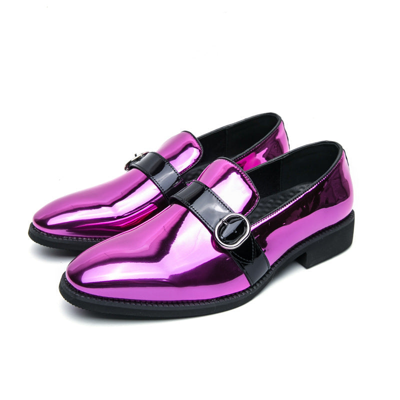 Damen Mokassins Elegant Schnallen Detail Modern