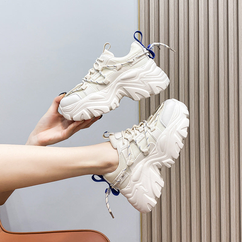 Damen Laufschuhe Chunky Sneaker mit rutschfester Sohle