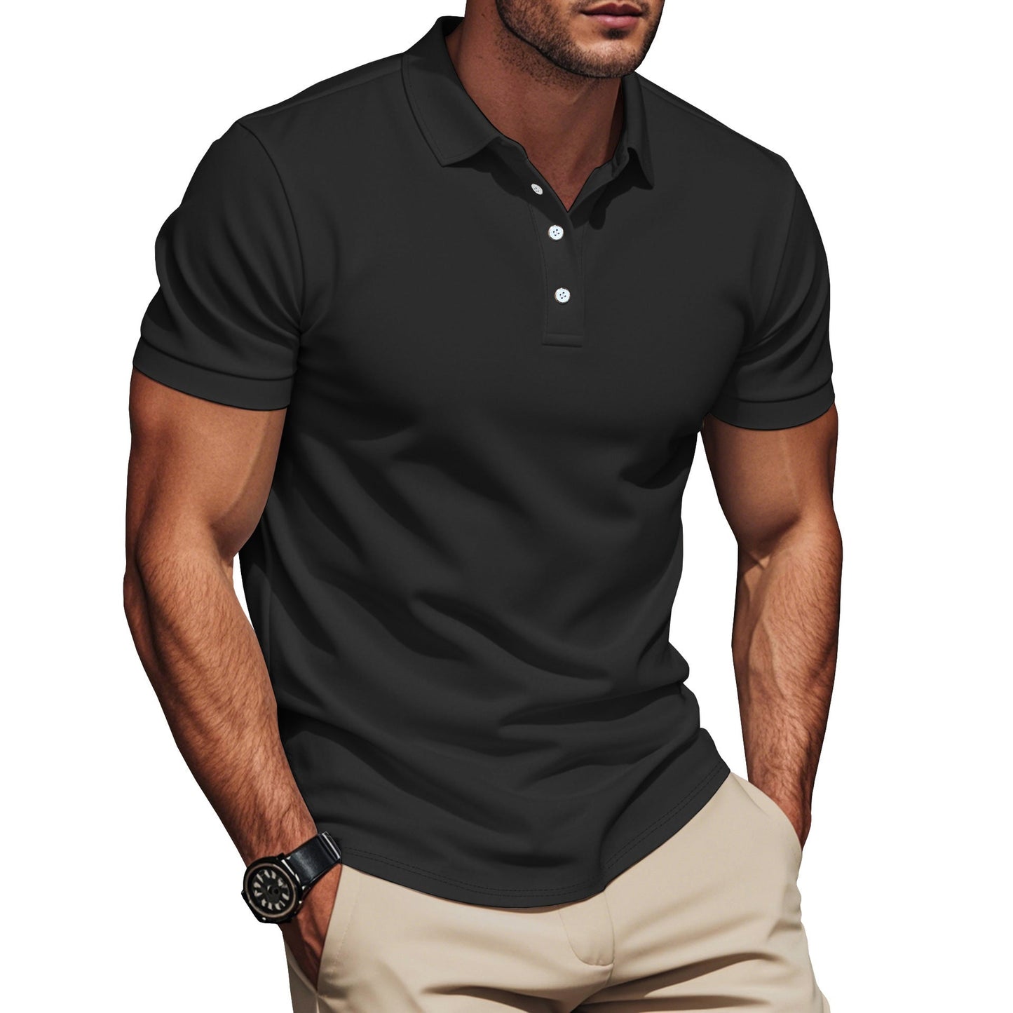 Herren Poloshirt Moderne atmungsaktive Funktion