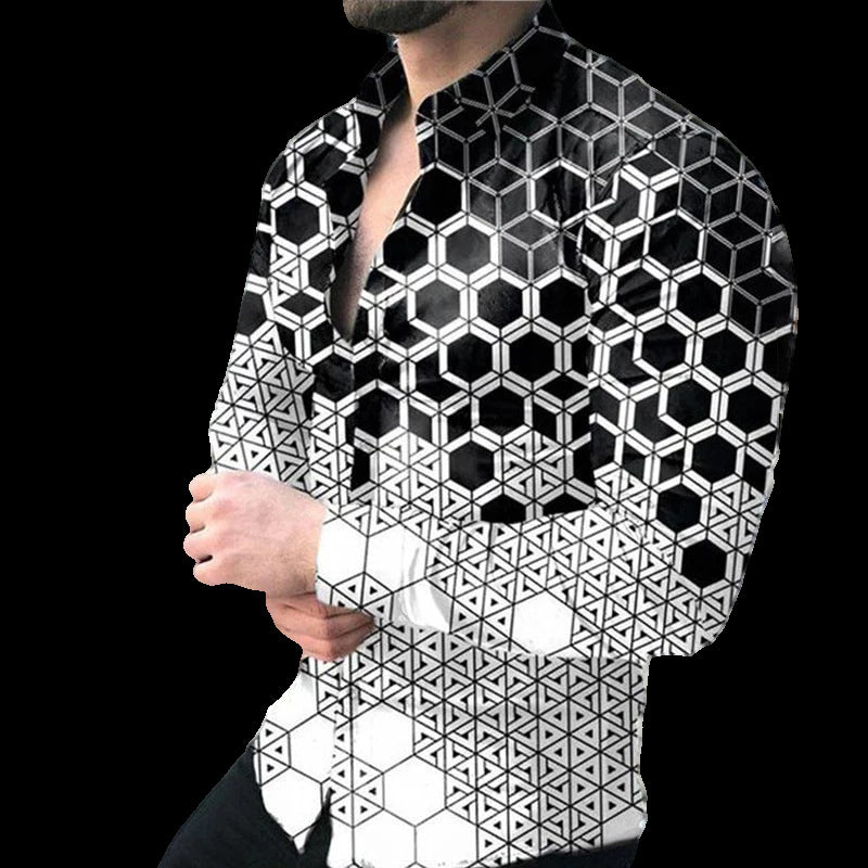Herren Hemd mit Punktmuster Modern Berlin Style