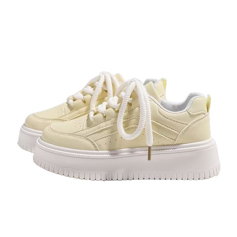 Damen Sneaker Plattform atmungsaktiv Modern Sportlich