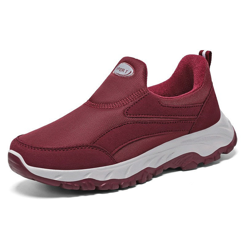 Damen Sneaker Sportlich Laufsohle Dämpfung Weich