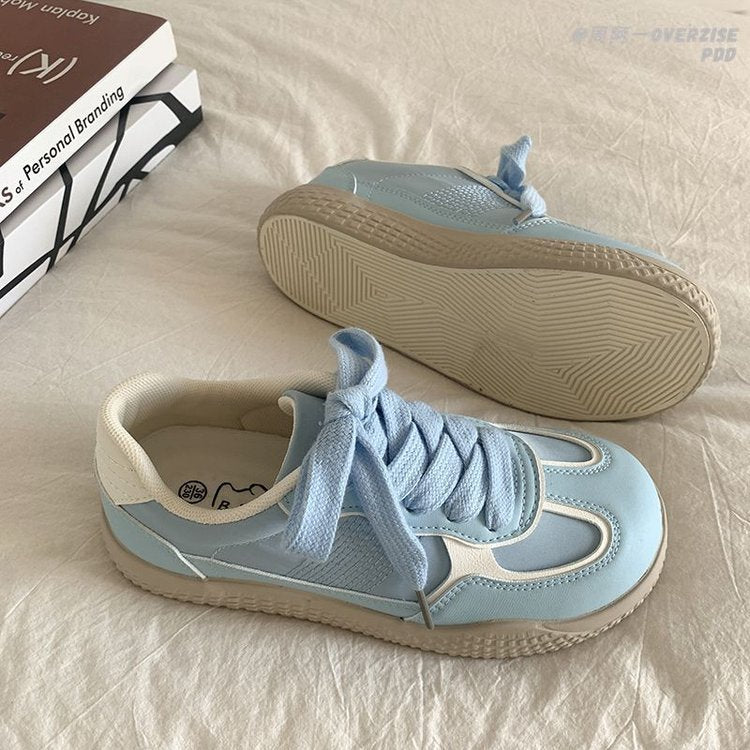 Damen Sneaker Sportlich Leicht Laufschuhe Weiss