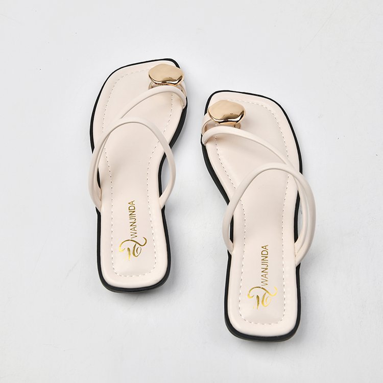 Damen Sandalen Riemchensandalen Elegante Metallic Akzente