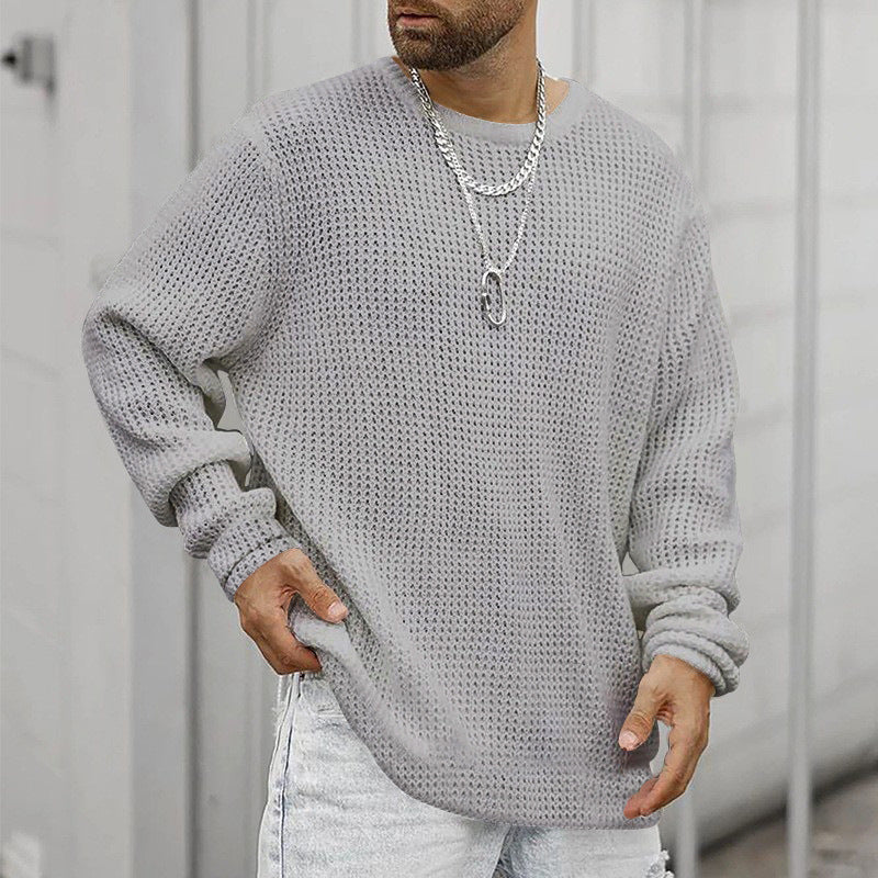 Herren Grobstrickpullover mit modernem Schnitt und kuscheligem Innenfutter BerlinGlamour.