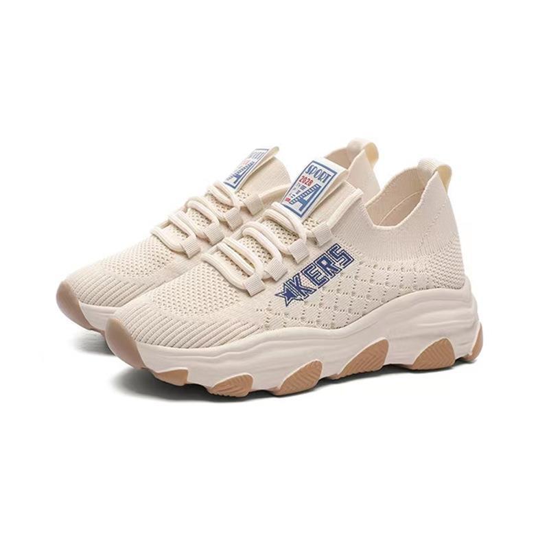 Damen Sportliche Sneaker Atmungsaktiv Flexibel Laufsohle