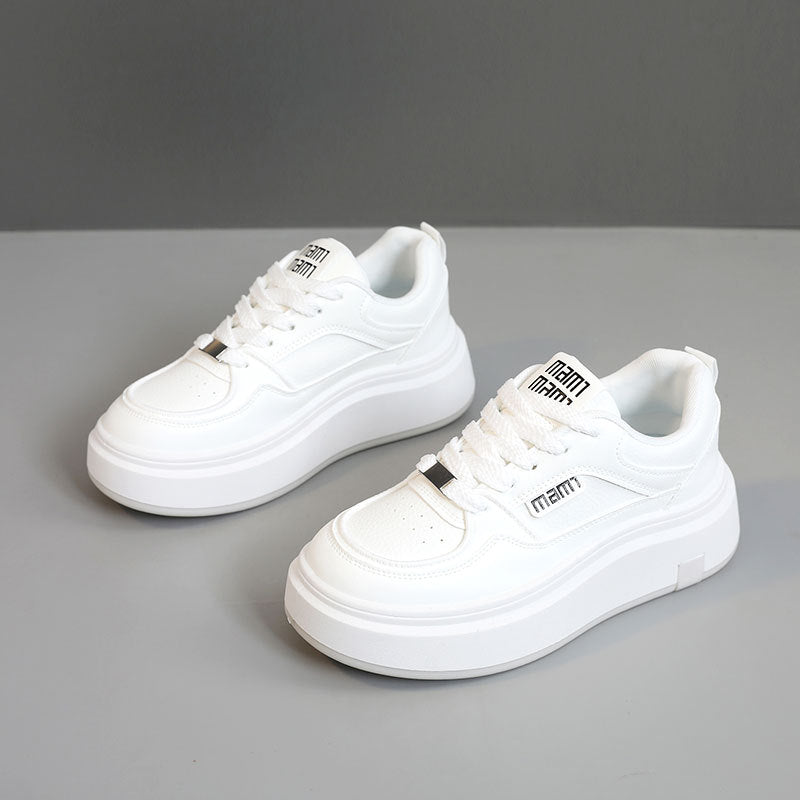 Damen Plateau Sneaker Trendig Bequem mit Dämpfung
