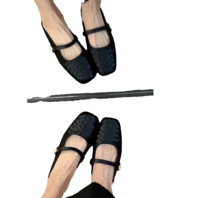 Damen Mokassins Bequem Riemen Schuhe Chic