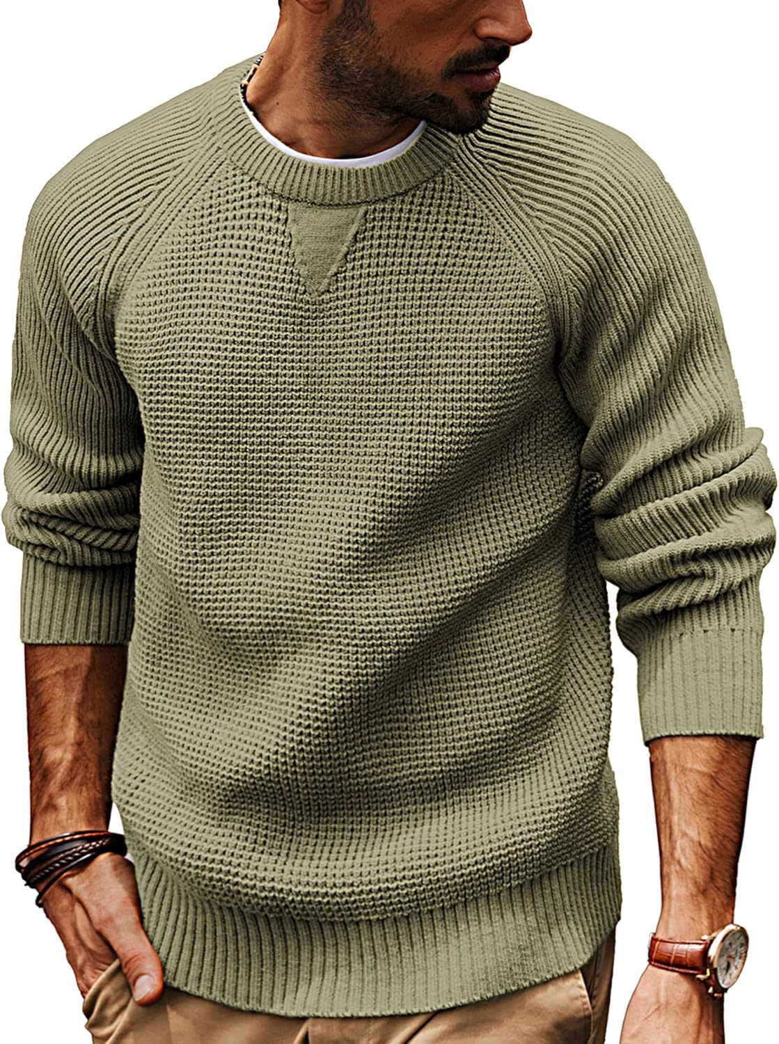 Herren Strickpullover Modern Raglan Ärmel