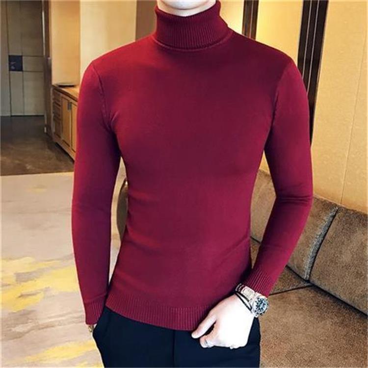 Herren Rollkragenpullover Elegante Mode aus Baumwolle