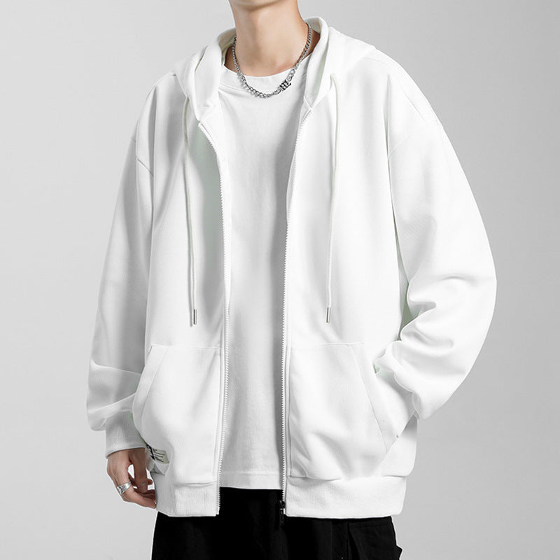 Herren Hoodiejacke Bequem Oversized Großzügig Modern