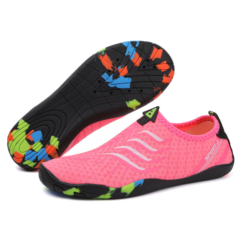 Damen Badeschuhe Rutschfest Flexibel Aqua Schuhe