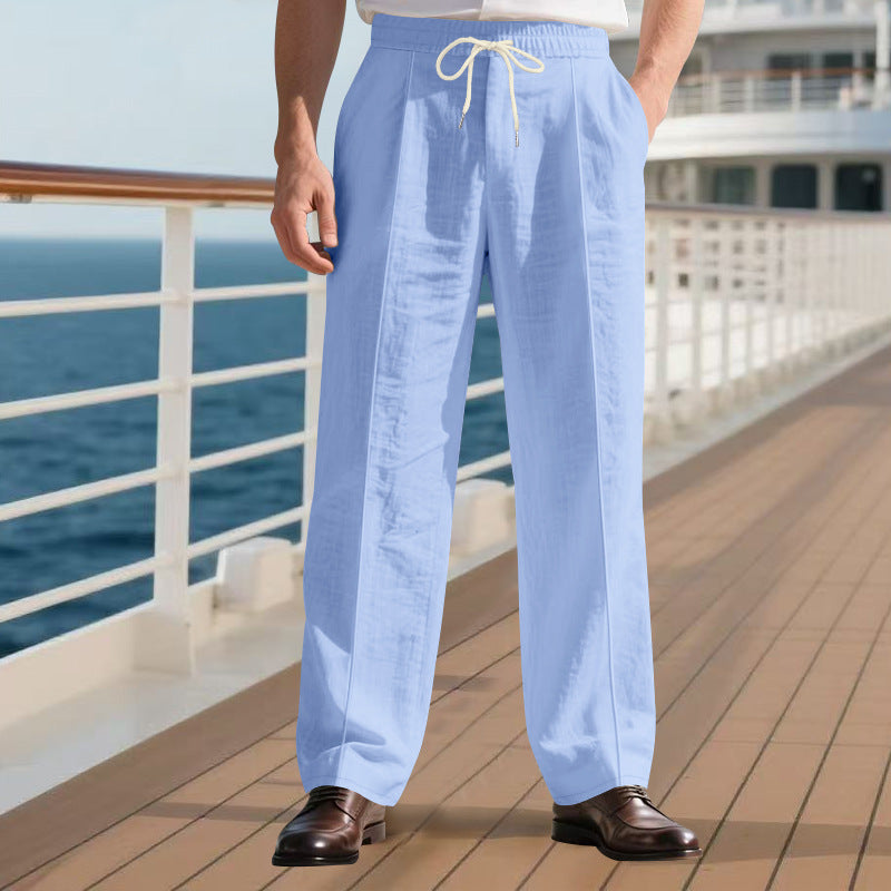 Herren Freizeithose Bequem Verstellbar Mit Taschen