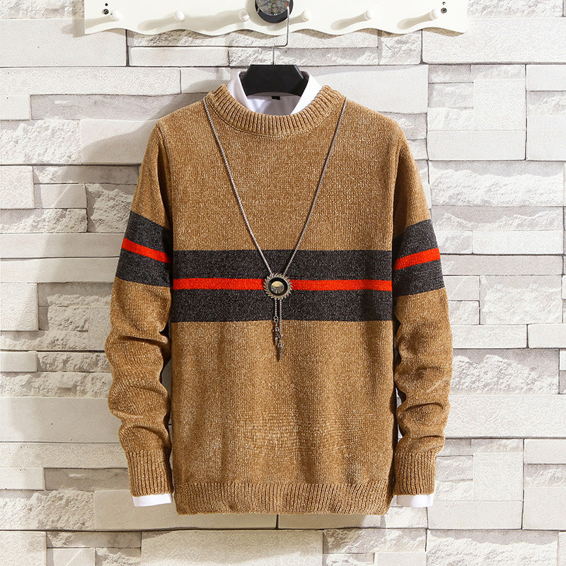 Modischer Herren Pullover Streifen Design Hochwertig