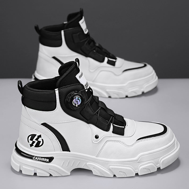 Damen Sneaker High-Top mit Schnürung und Dämpfung