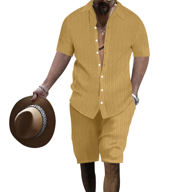Herren Anzug Streifenlook Modern Freizeit