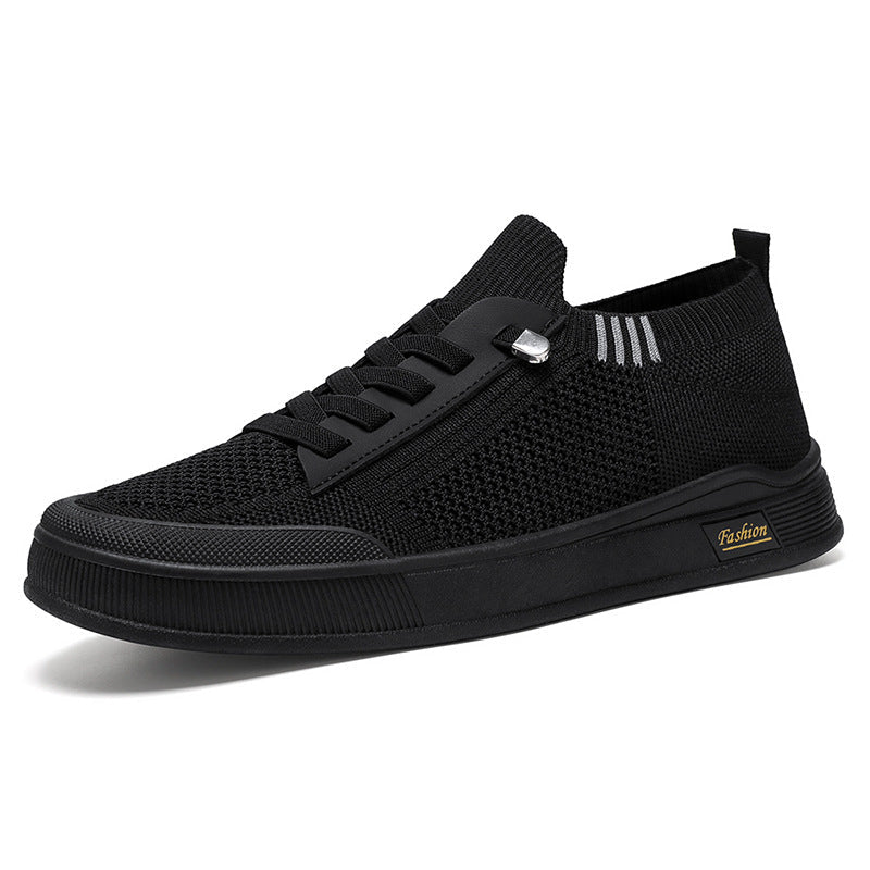 Damen Sneaker Slip-On Elastisch Bequem Reißverschluss