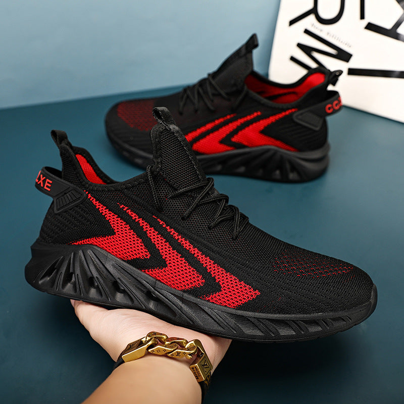 Damen Sneaker Atmungsaktiv Fitnessschuhe Rutschfest