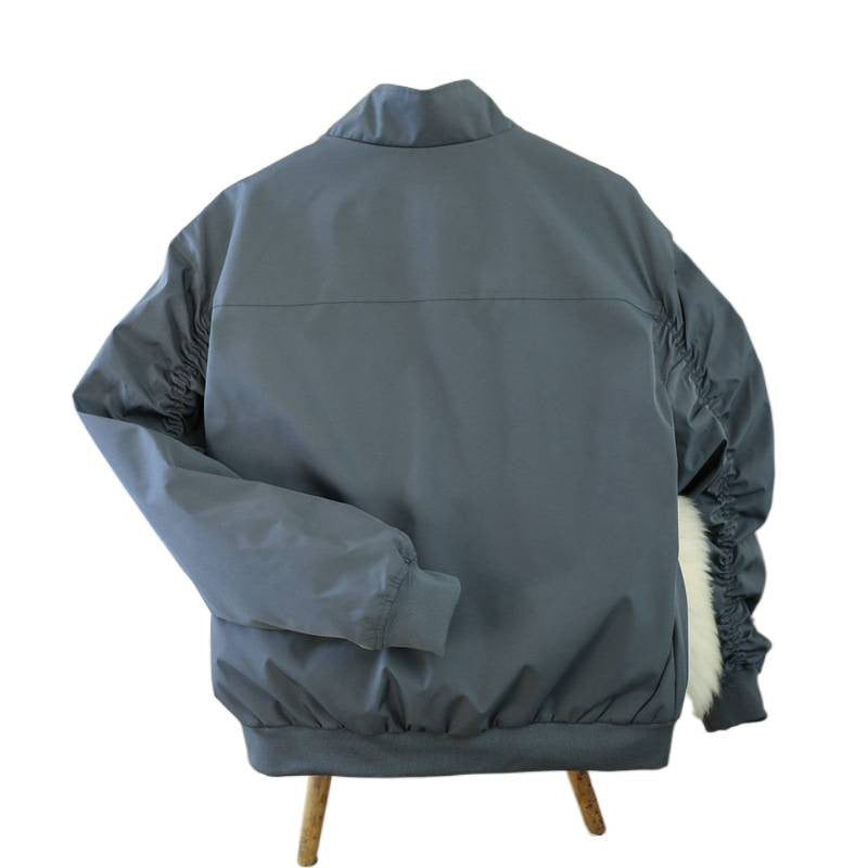 Herren Übergangsjacke Elastisch Praktisch Mit Taschen