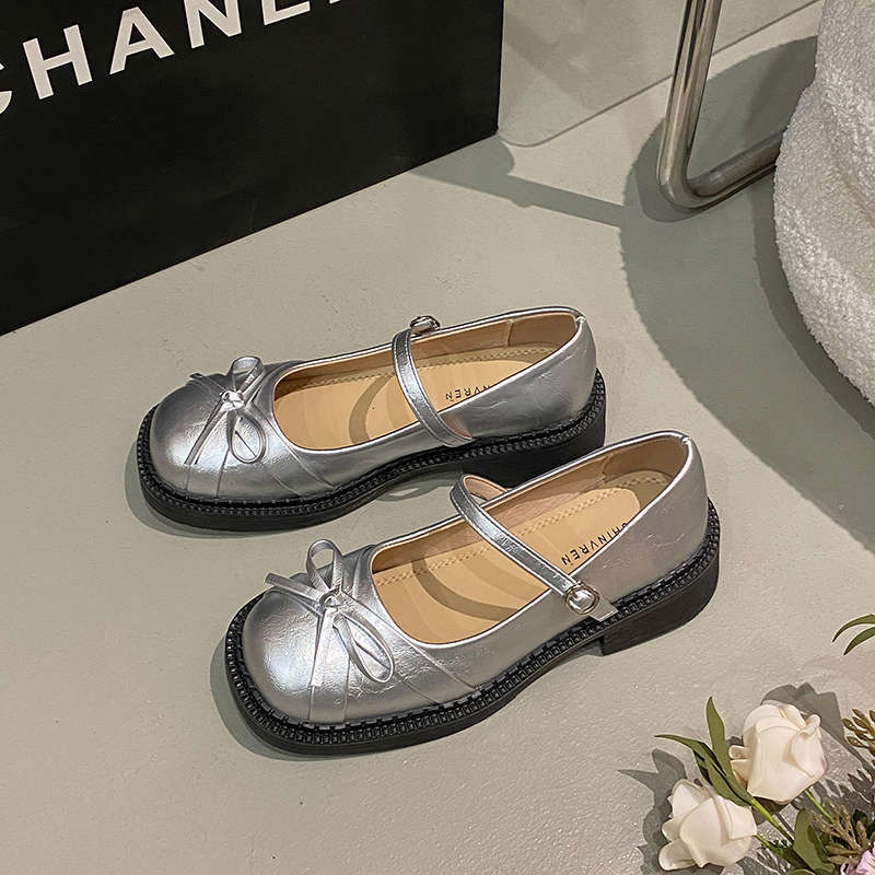 Damen Ballerinas Rutschfest Schleifen Detail Modern