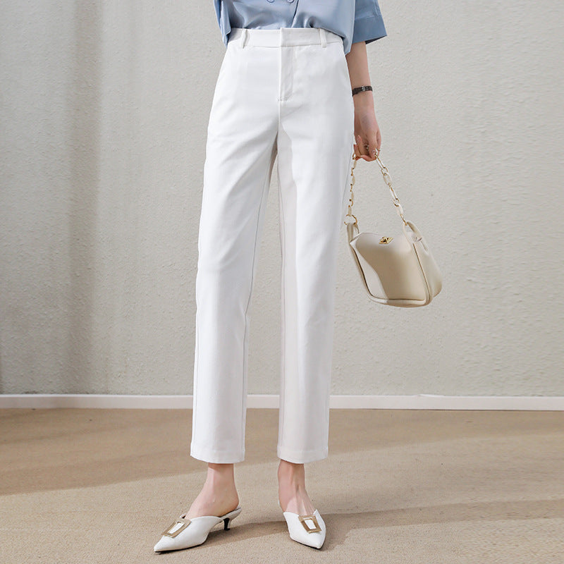 Damen Chino Hose Slim Fit mit Taschen
