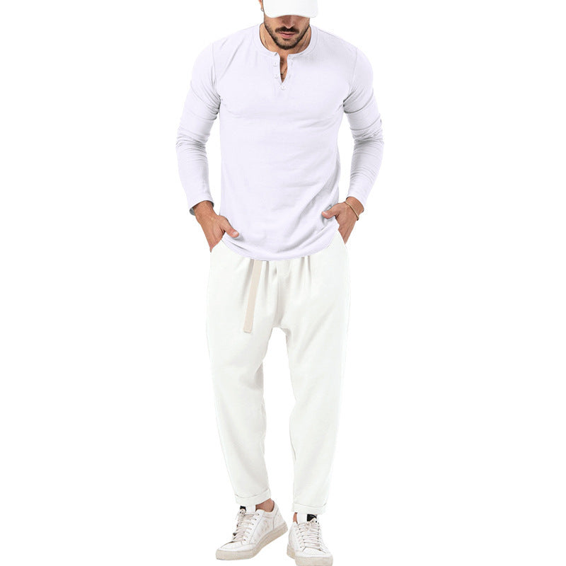 Herren Jogginganzug Bequem Langarmshirt und Hose