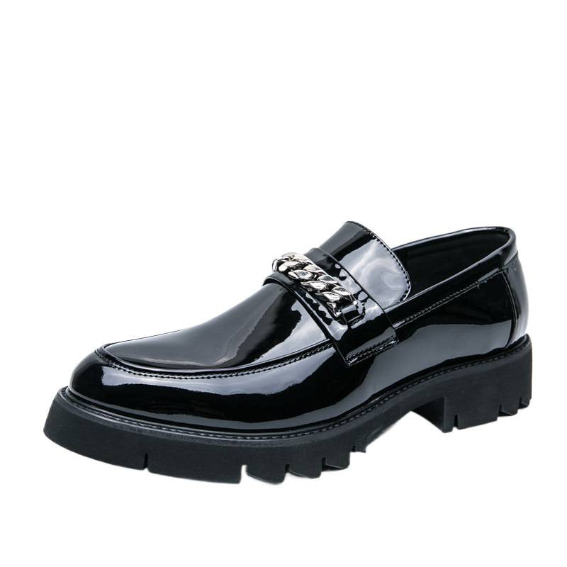 Damen Mokassins Elegant Stilvolle Schuhe mit Ketten-Detail