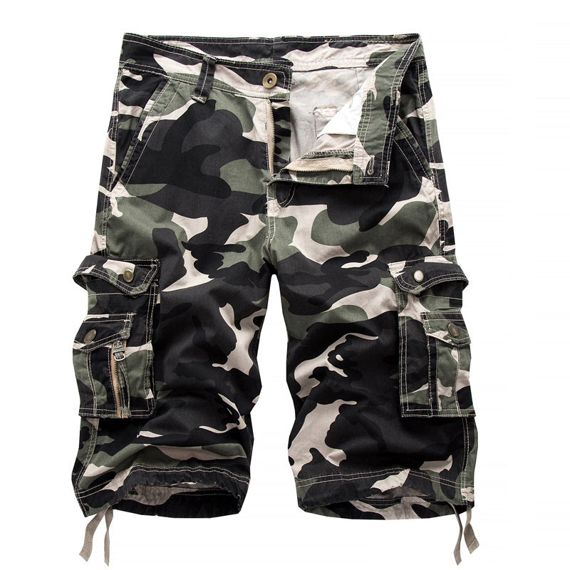 Männer Taktische Cargoshorts Mit Vielen Taschen Verstellbar