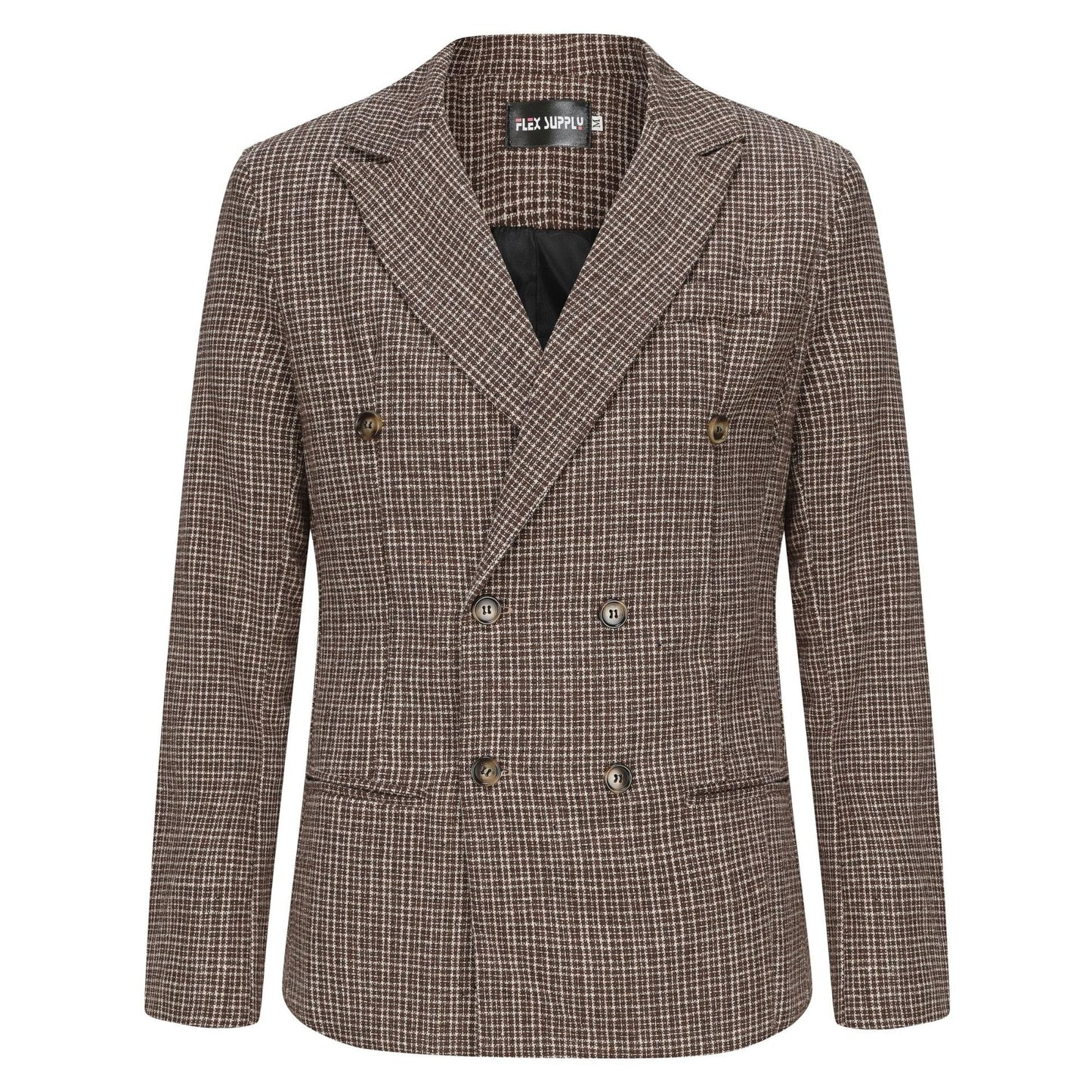 Herren Blazer Zweireihig Modern Hochwertig