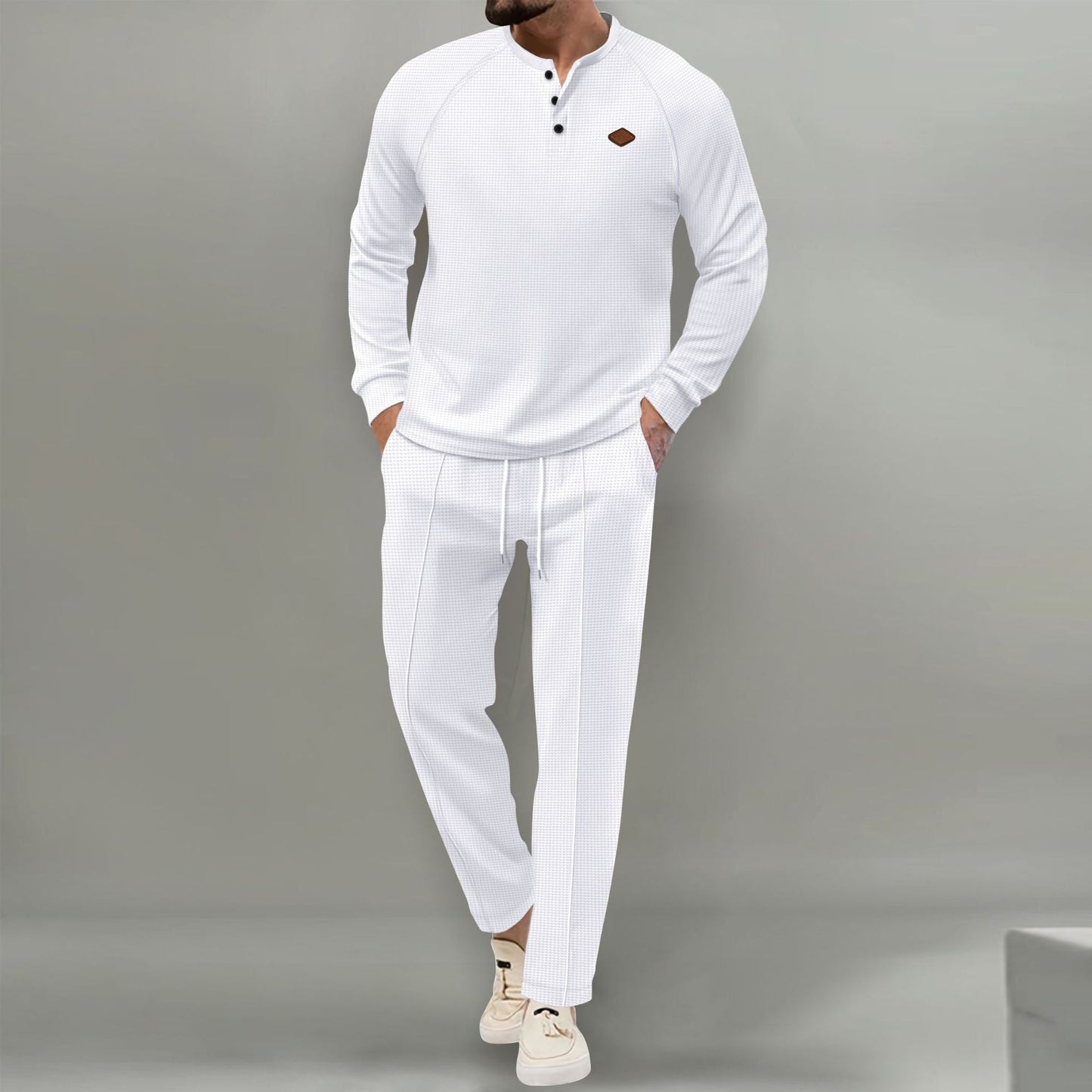 Herren Freizeitjacke Lässig Mit Struktur Detail Modern
