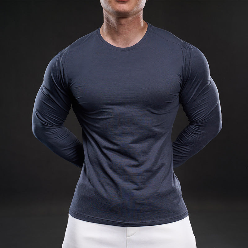 Funktionsshirt Herren Langarm Sportlich atmungsaktiv