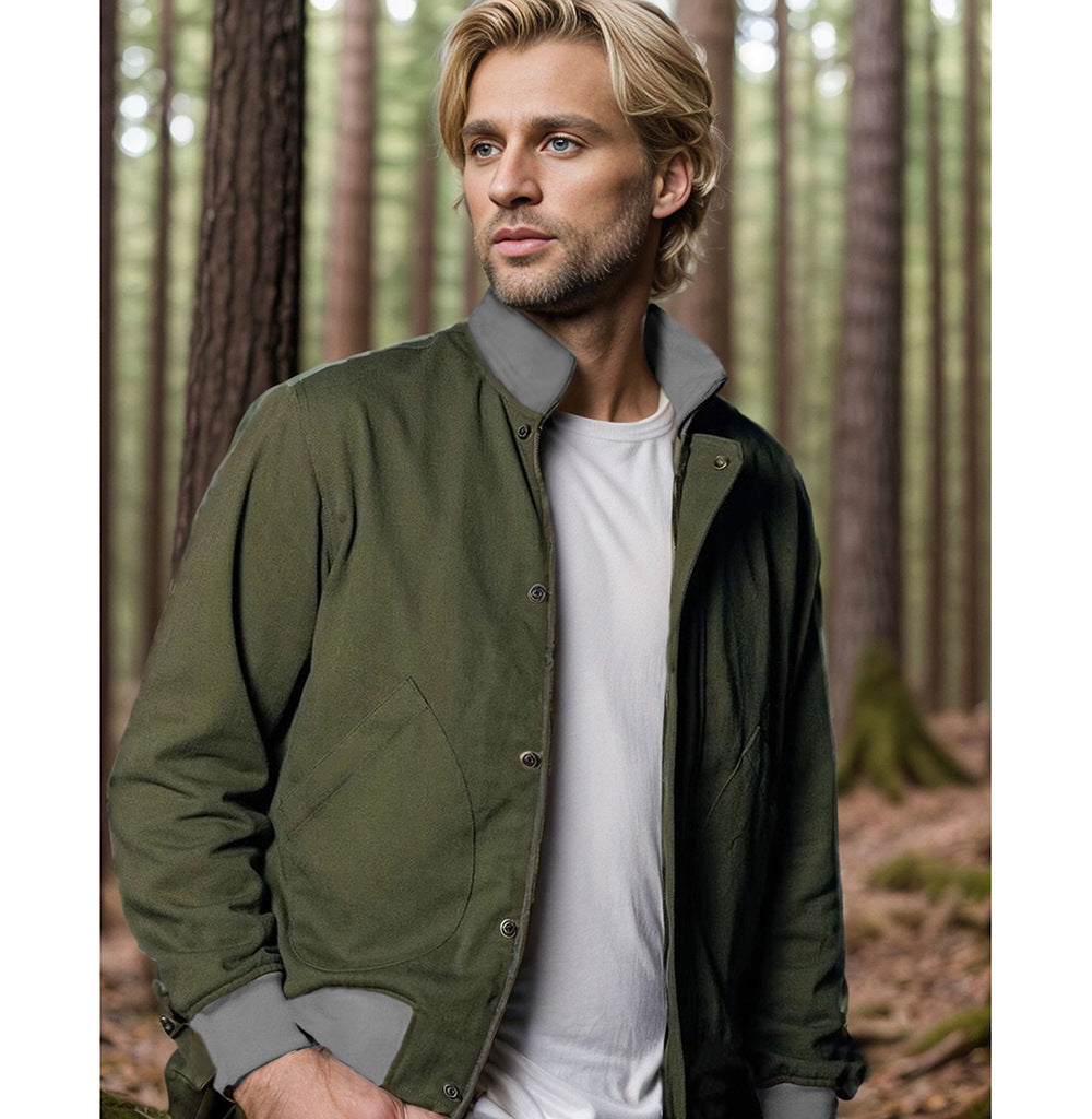 Herren Steppjacke Leicht Mit Seitentaschen Modern