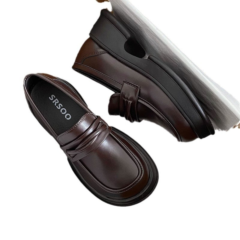 Damen Leder-Loafers Elegant Bequem Klassisch