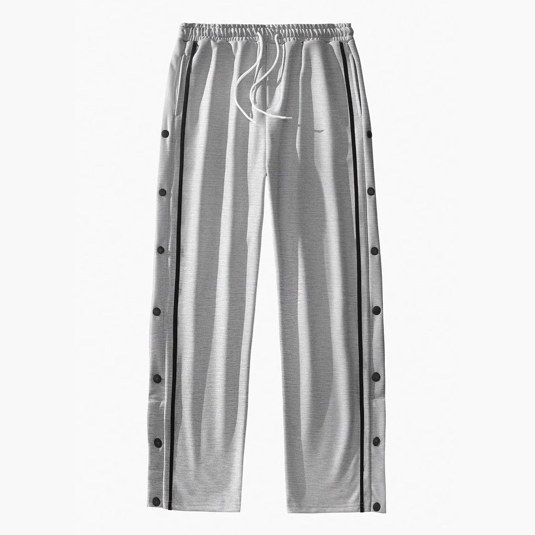 Herren Sport Hose Trainingshose Mit Druckknopf