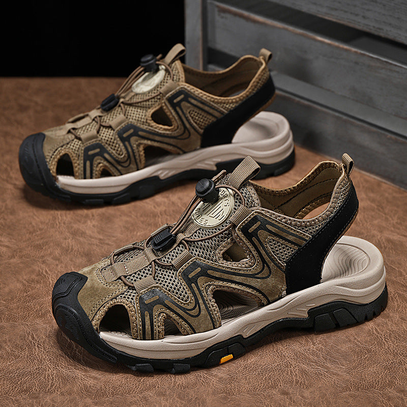 Damen Sport Sandalen Mesh Schnellschnürsystem