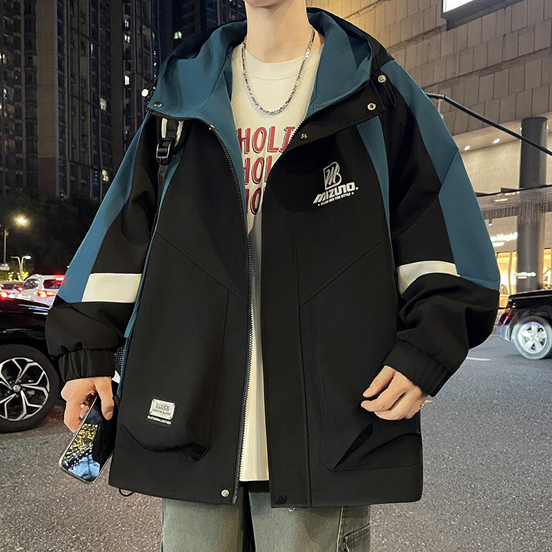 Herren Freizeitjacke Winddicht Modern Sportlich