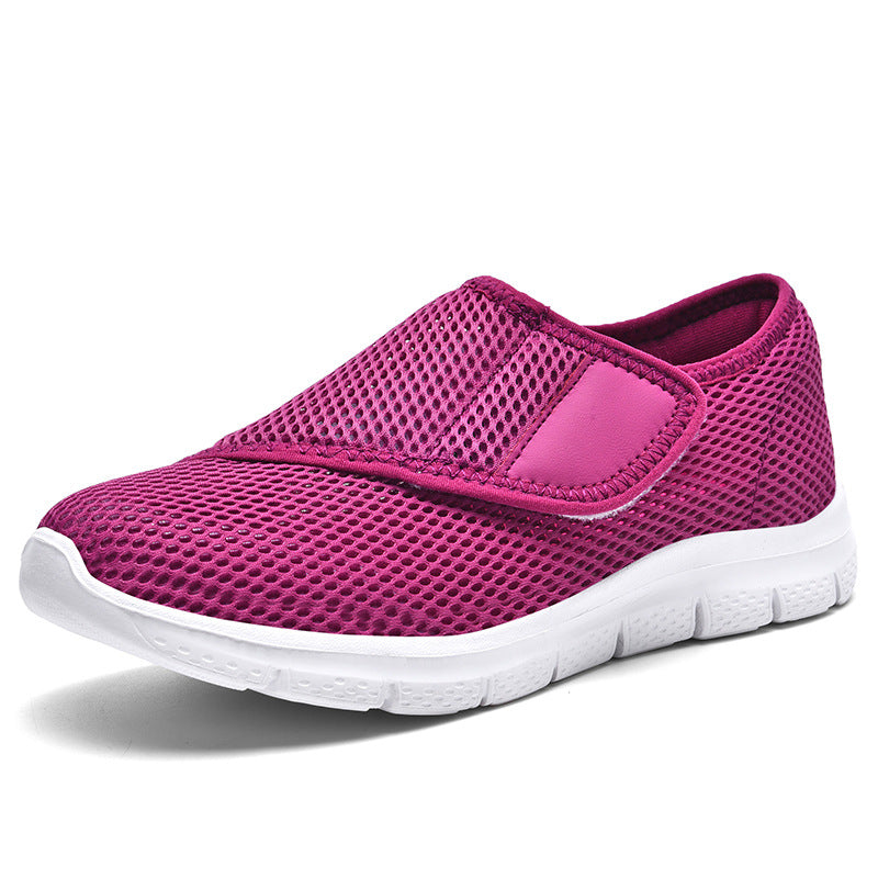 Damen Sneaker Bequem Atmungsaktiv Slip-On Elastisch