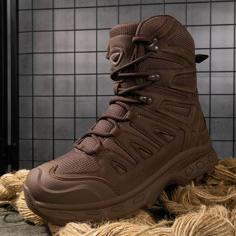 Herren Tactical Stiefel Knöchelhoch Rutschfest Outdoor