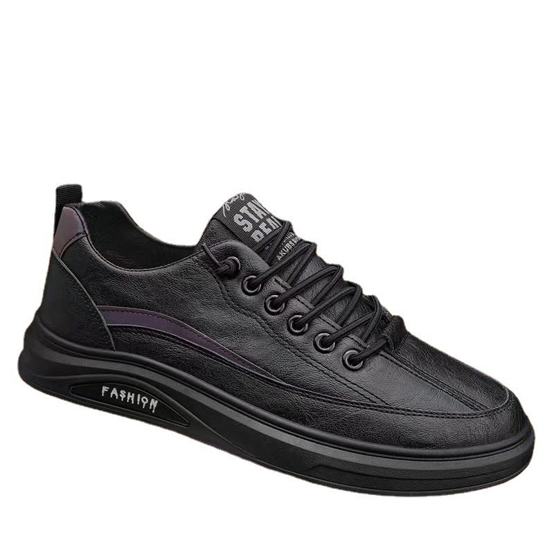 Damen Sneaker Sportlich Leder Sohle Stoßdämpfend