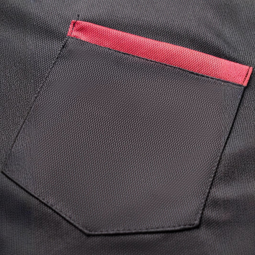 Herren Poloshirt Langarm Kontrastdetails Modern Style