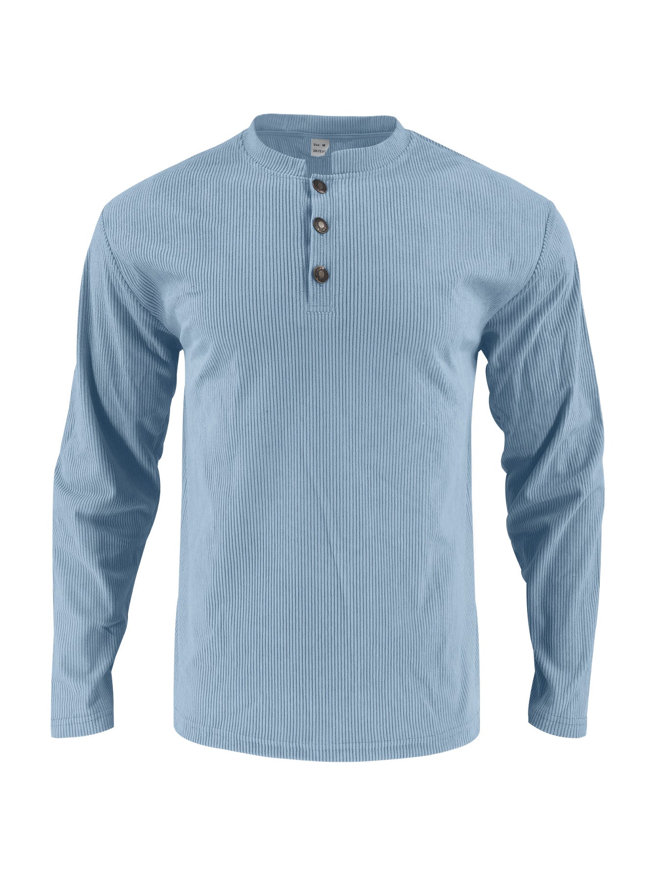 Herren Langarmshirt Strukturiert Komfortabel Modern