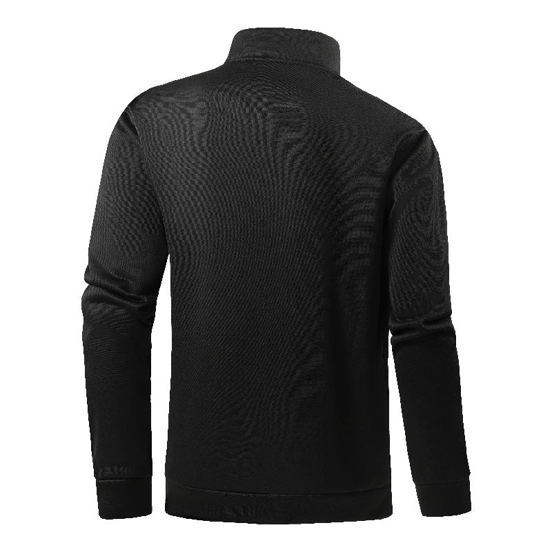 Herren Fleece-Pullover Warm Halbzipp Versand
