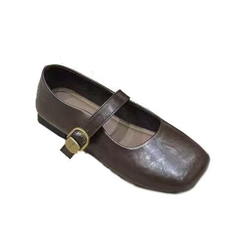 Damen Schuhe Mary Jane Elegante Schnalle Verschlüssbar