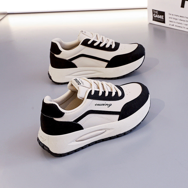 Damen Sneaker Plateau atmungsaktiv Mesh Komfort