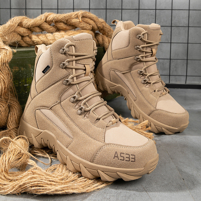 Herren Tactical-Boots Robust mit Knöchelschutz Rutschfest