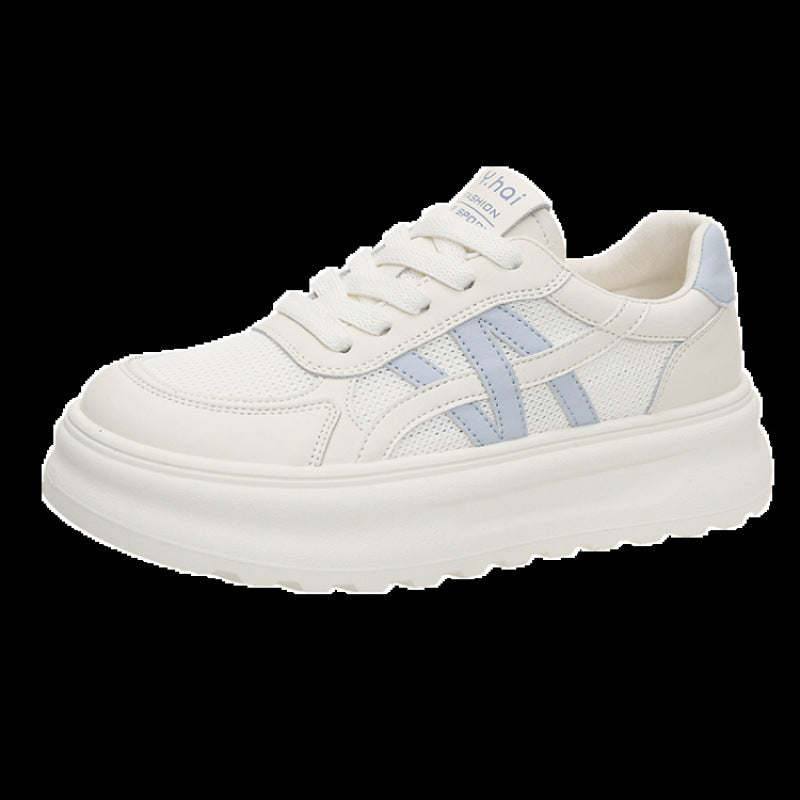 Damen Sneaker Sportlich Plateau atmungsaktiv