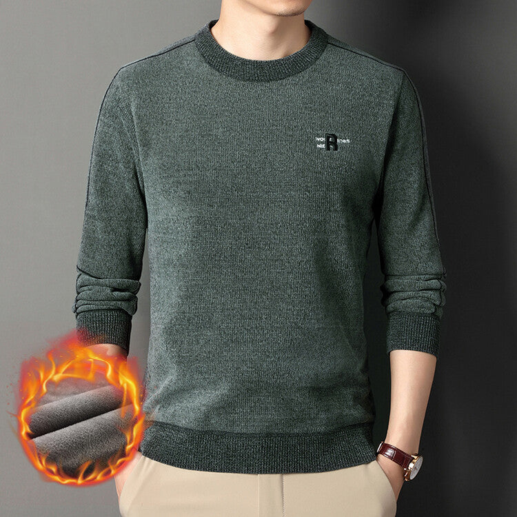 Herren Strickpullover Atmungsaktiv Rundhals Hochwertig